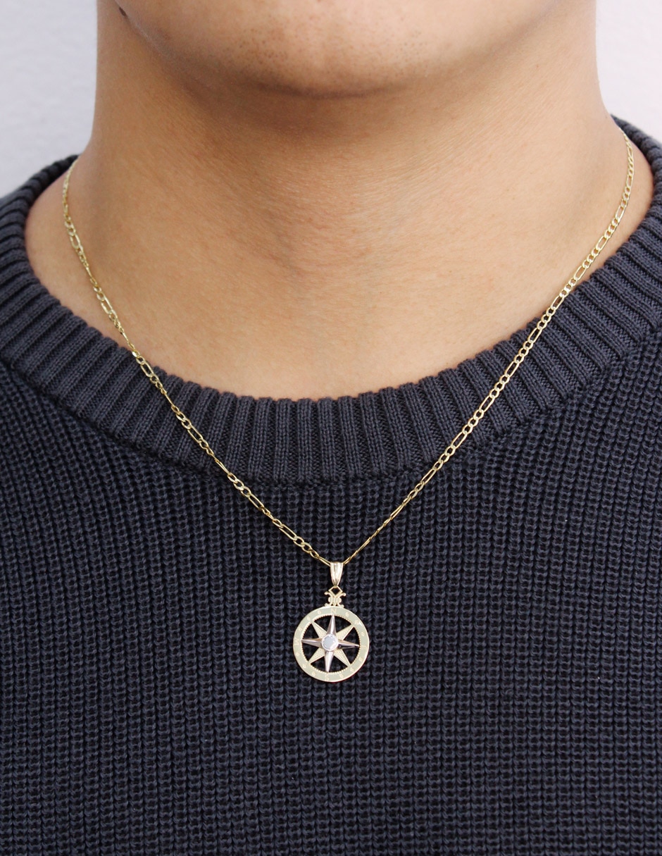Dije redondo de oro 14 K 4