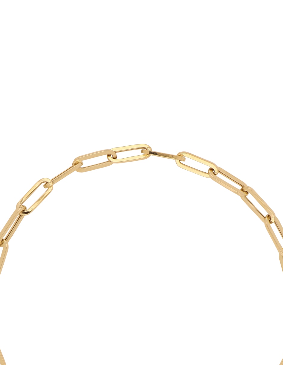 Pulsera de oro amarillo 14 k con acabado pulido 1