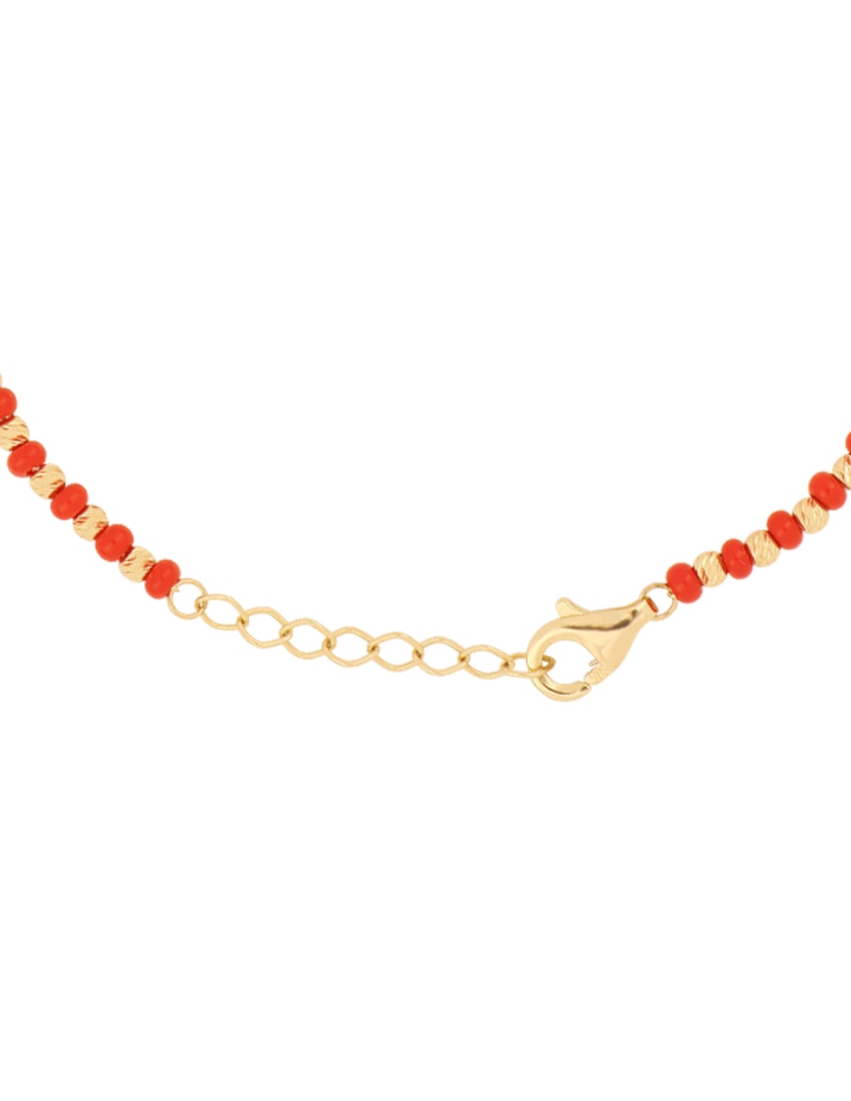 Pulsera de oro amarillo 14 K con acabado brillante 2