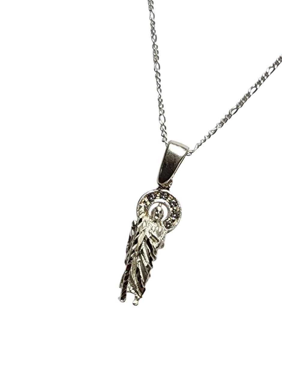 Collar con dije San Judas Tadeo de plata P 925 2