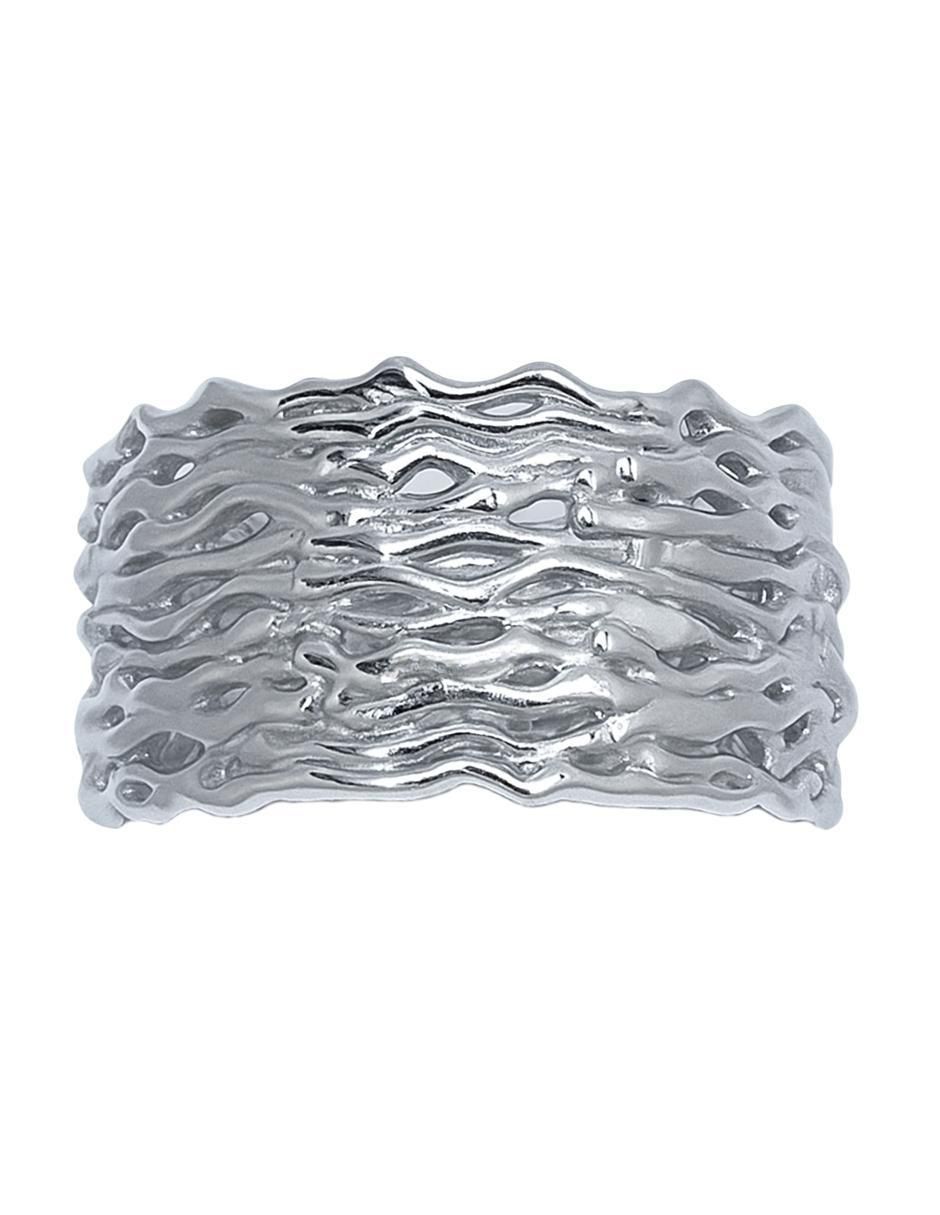 Anillo Moda P 925 de plata brillante 3