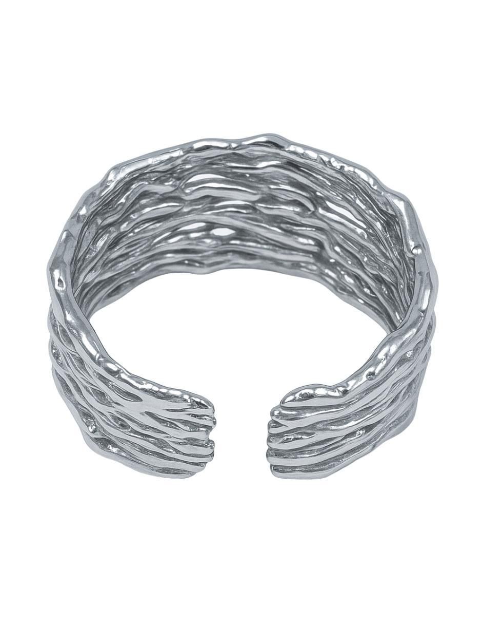 Anillo Moda P 925 de plata brillante 4