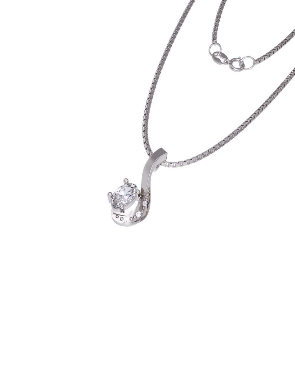Collar con dije de oro 14 K 3