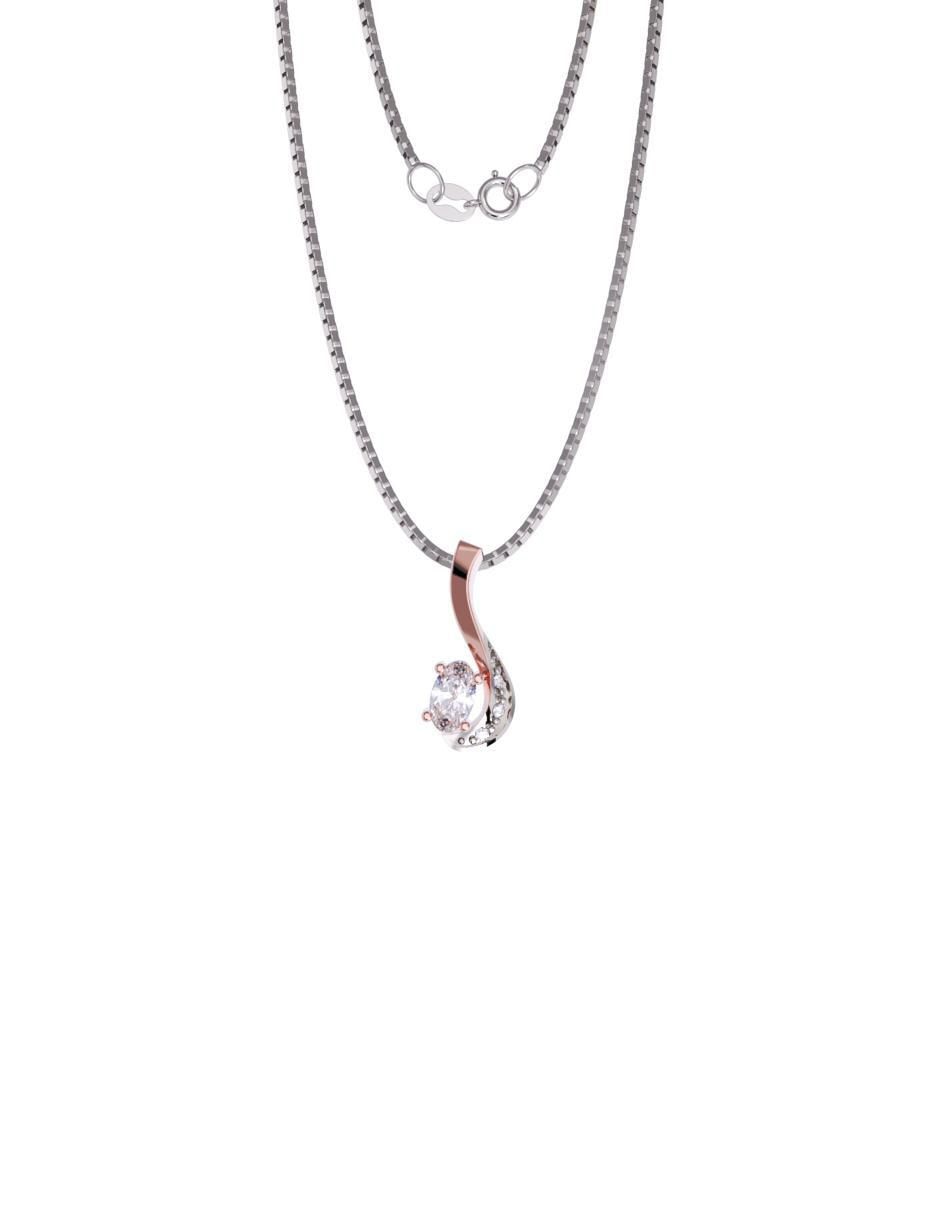 Collar con dije de oro 14 K Collar con dije de oro 14 K