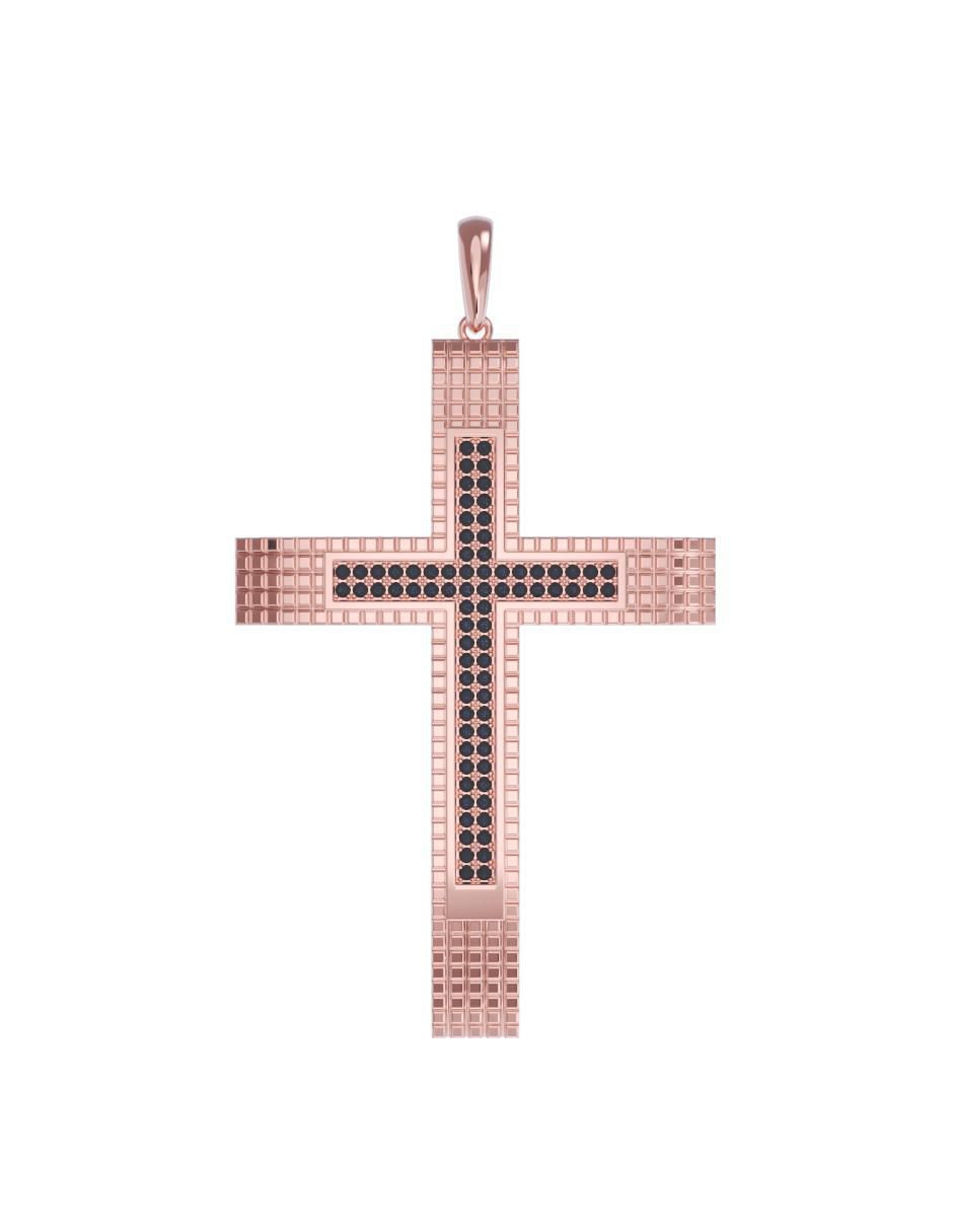Dije de cruz de oro 14 K zirconia Dije de cruz de oro 14 K zirconia