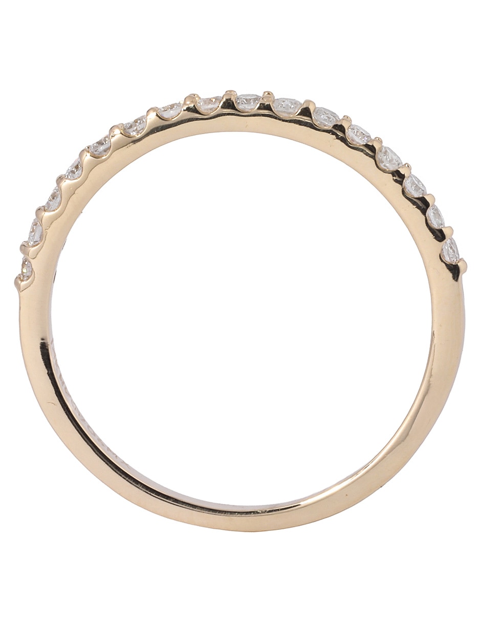 Anillo 14 k de oro diamante brillante 2