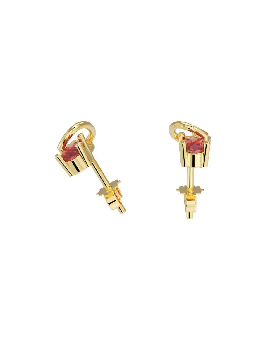 Set de aretes "de (si aplica)" infinito no aplica fonelli sin familia "de" oro 14 k "con acabado" pulido zirconia