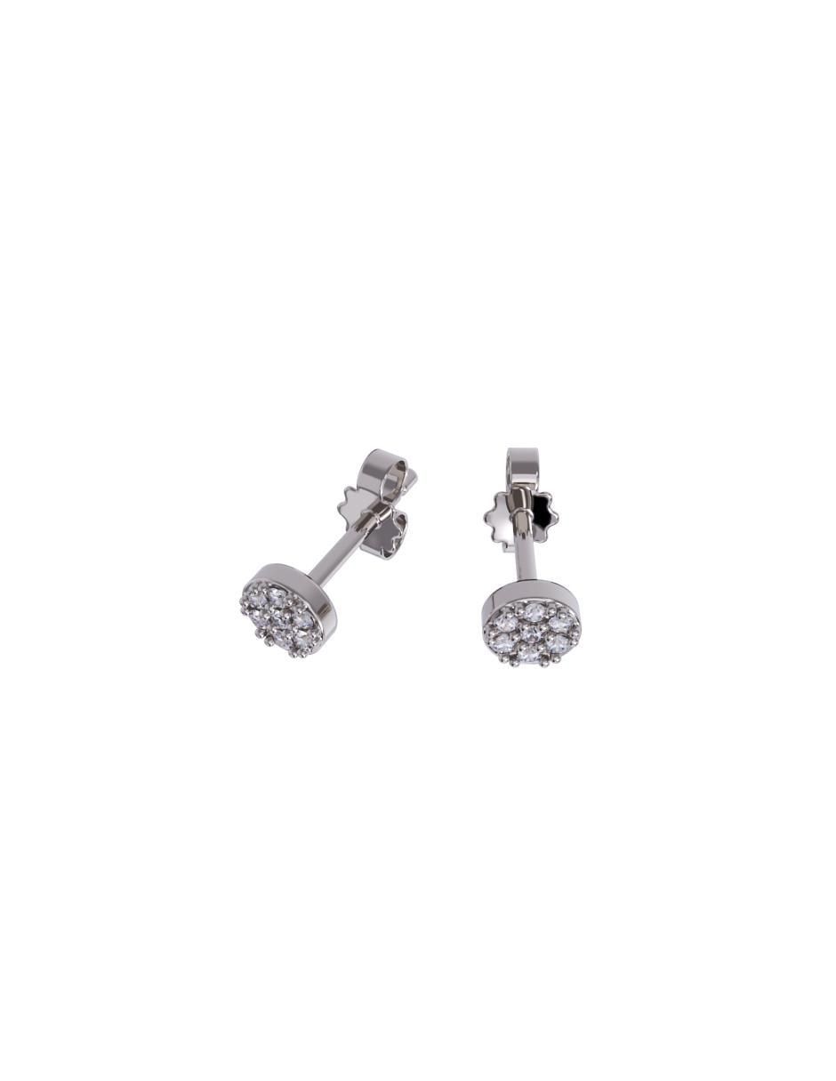 Set de aretes "de (si aplica)" triangular no aplica fonelli sin familia "de" oro 10 k "con acabado" pulido zirconia