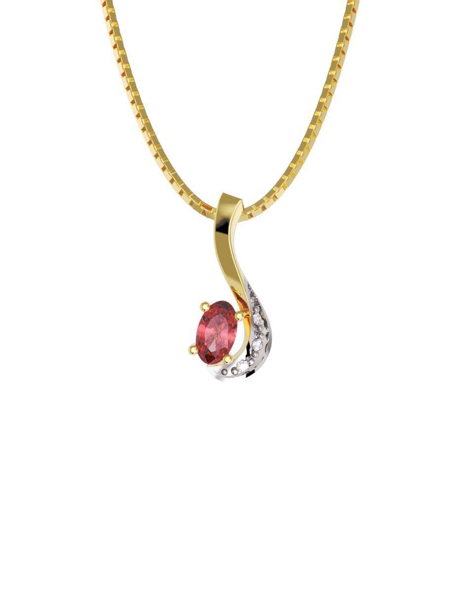 Collar con dije no aplica "de (si aplica)" ninguna fonelli sin familia "de" oro 10 k