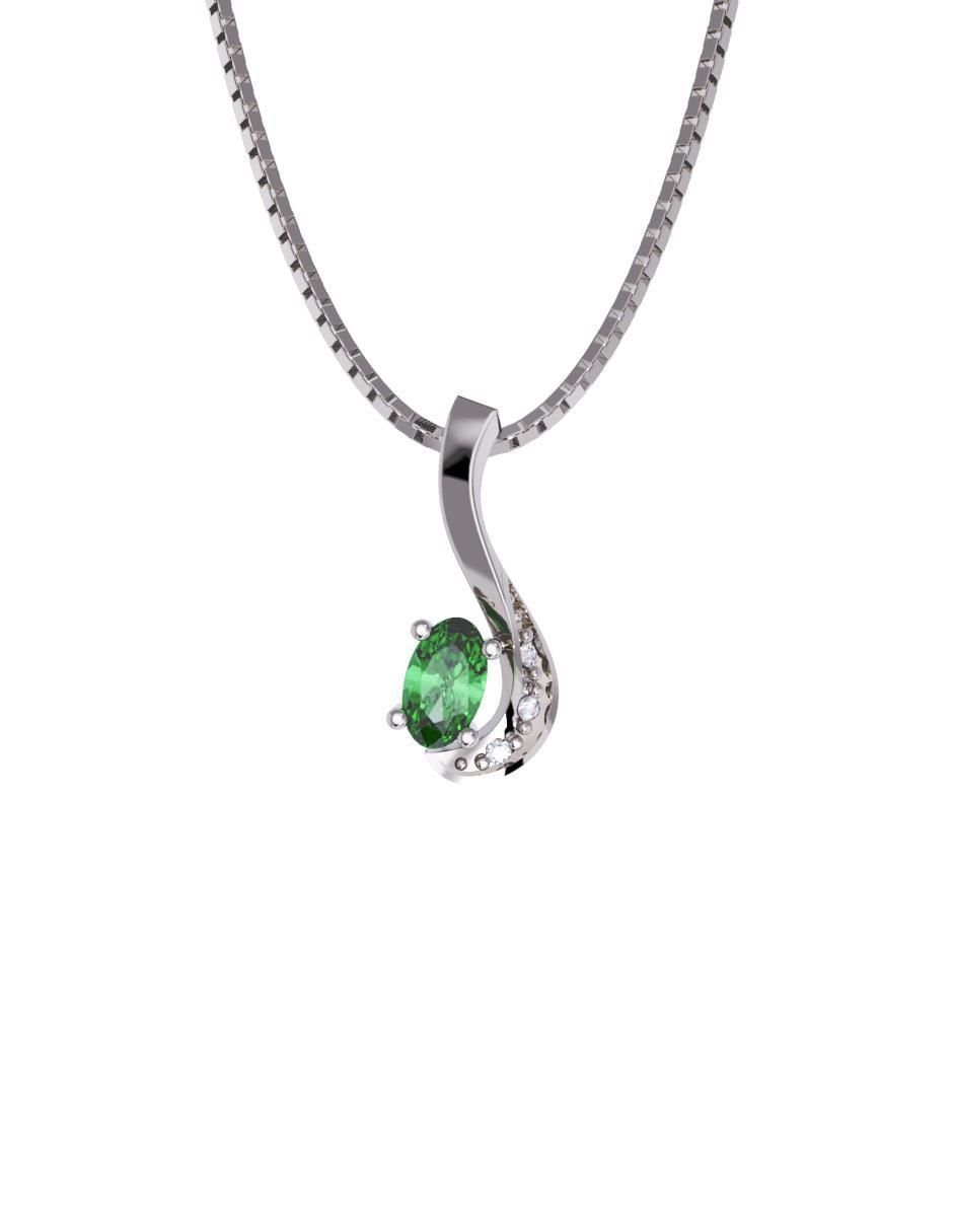 Collar con dije de oro 10 K 2
