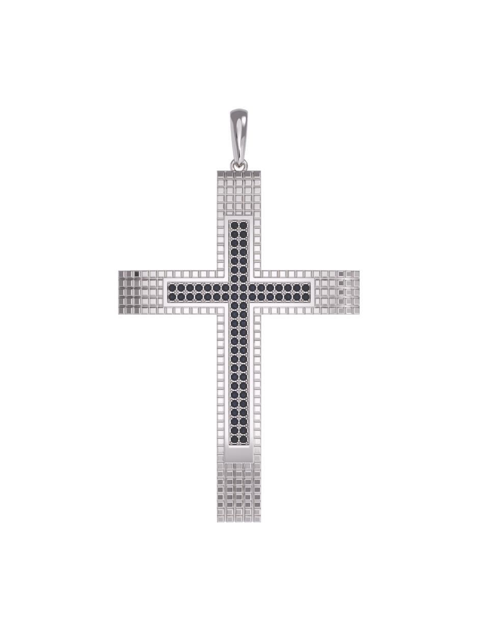Dije de cruz de oro 10 K zirconia Dije de cruz de oro 10 K zirconia