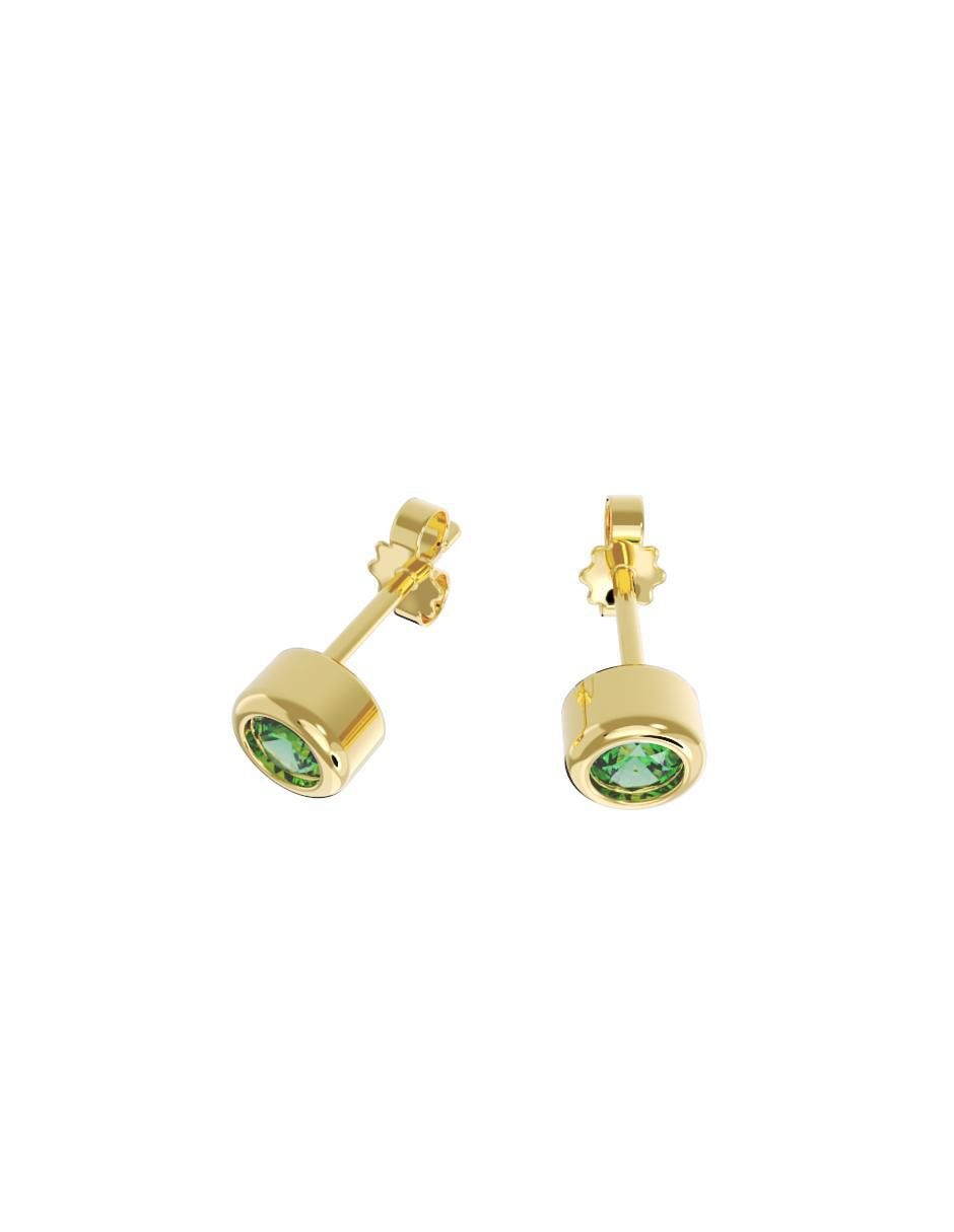 Set de aretes de oro 10 k 3