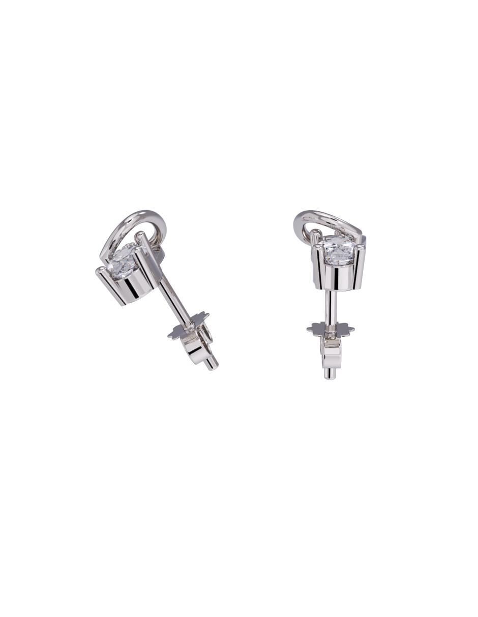 Set de aretes infinito de oro 10 k 2