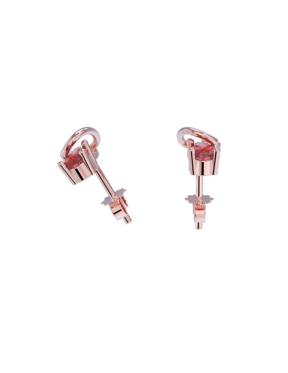 Set de aretes de infinito de oro 10 k 2