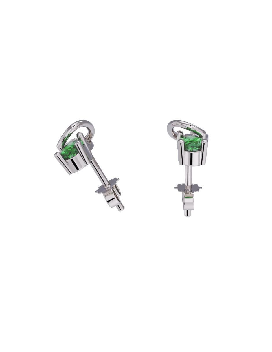 Set de aretes de infinito de oro 10 k 2