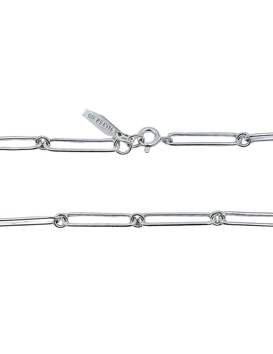 Collar de eslabones Brillo de plata P 925 2