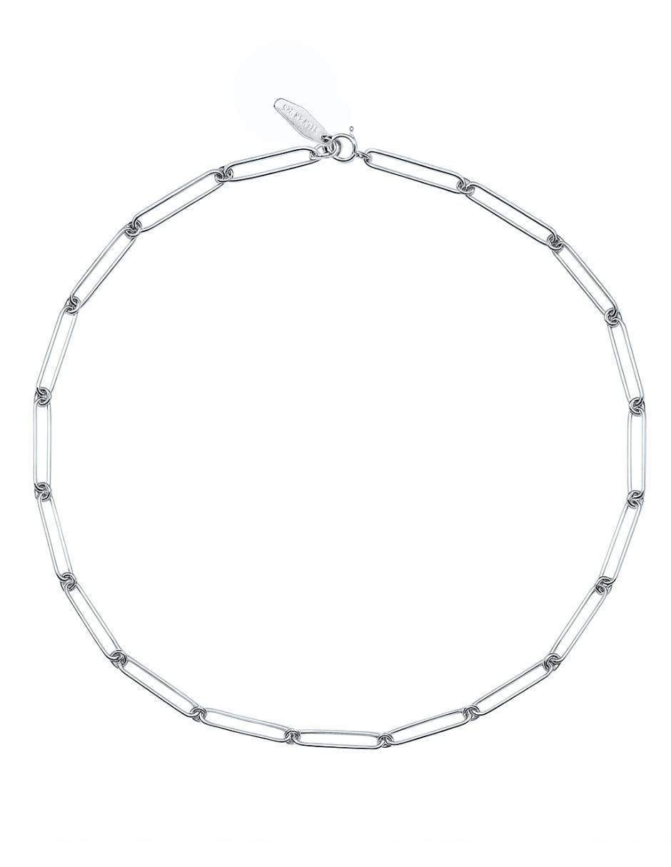 Collar de eslabones Brillo de plata P 925 3