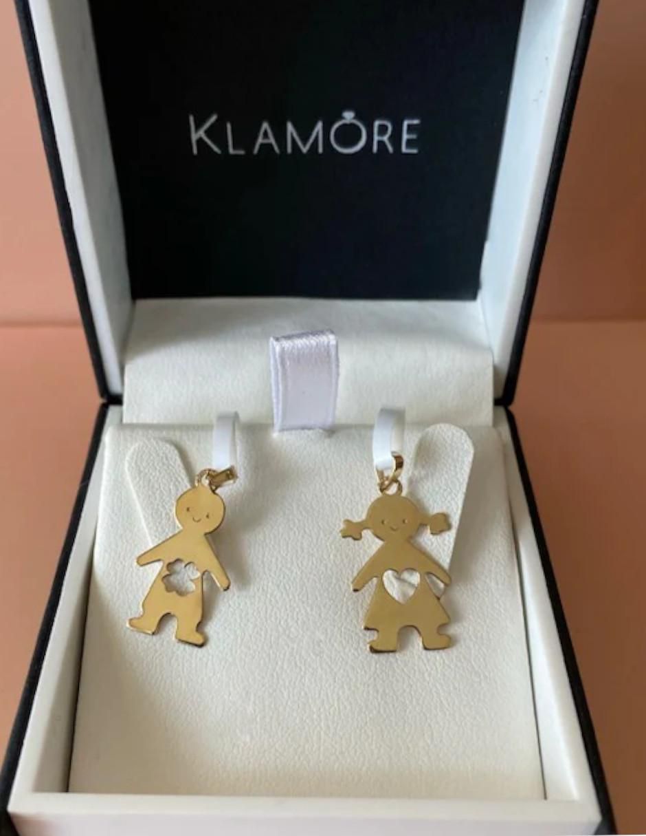 Dije de niña garontinha de oro 14 K 2
