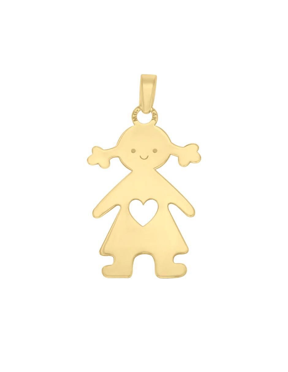 Dije de niña garontinha de oro 14 K Dije de niña garontinha de oro 14 K