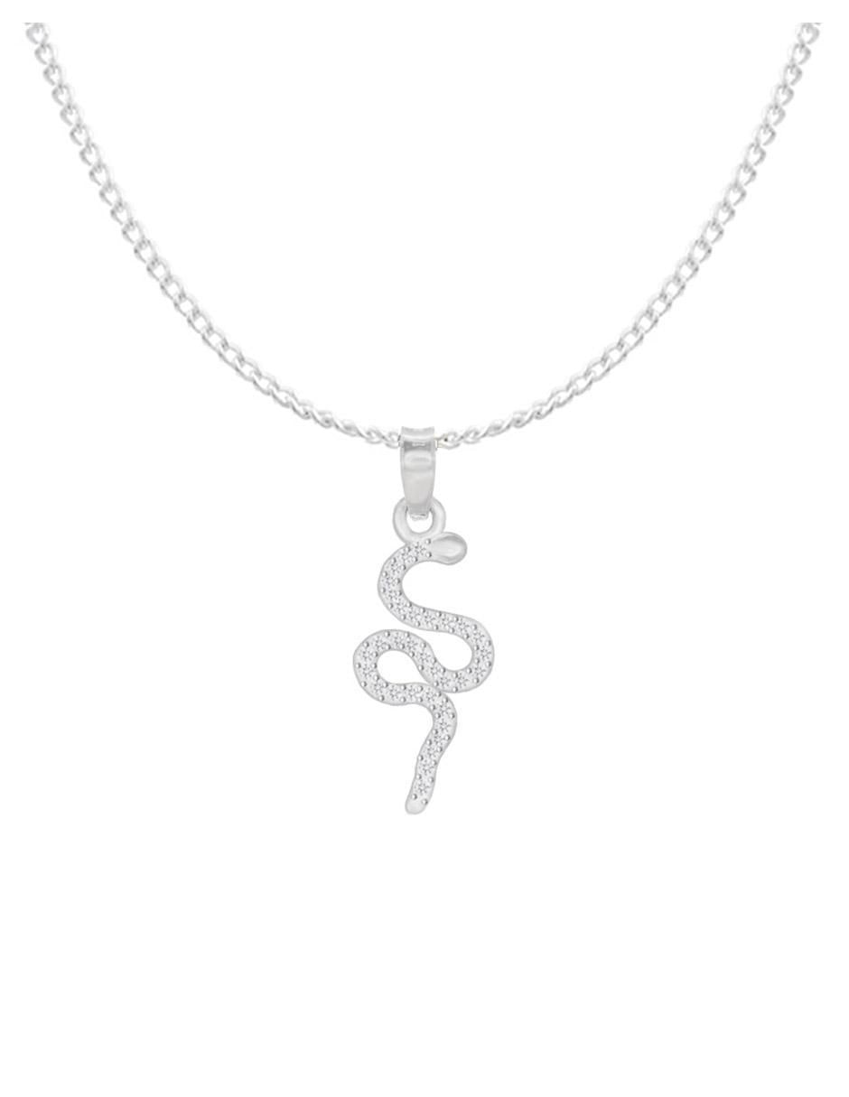 Collar con dije no aplica "de (si aplica)" serpiente clepsidra ninguna "de" plata p 925