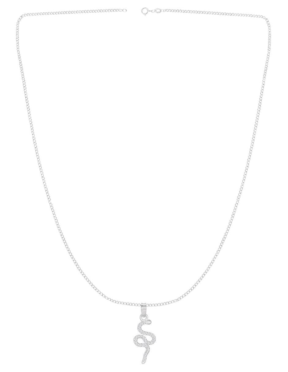 Collar con dije no aplica "de (si aplica)" serpiente clepsidra ninguna "de" plata p 925