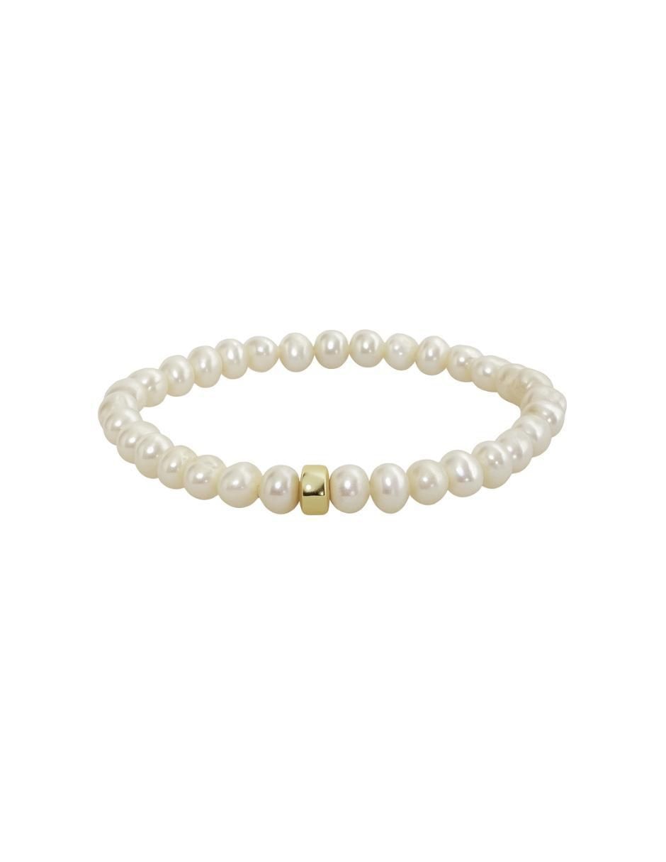 Pulsera de oro 14 k con acabado brillante