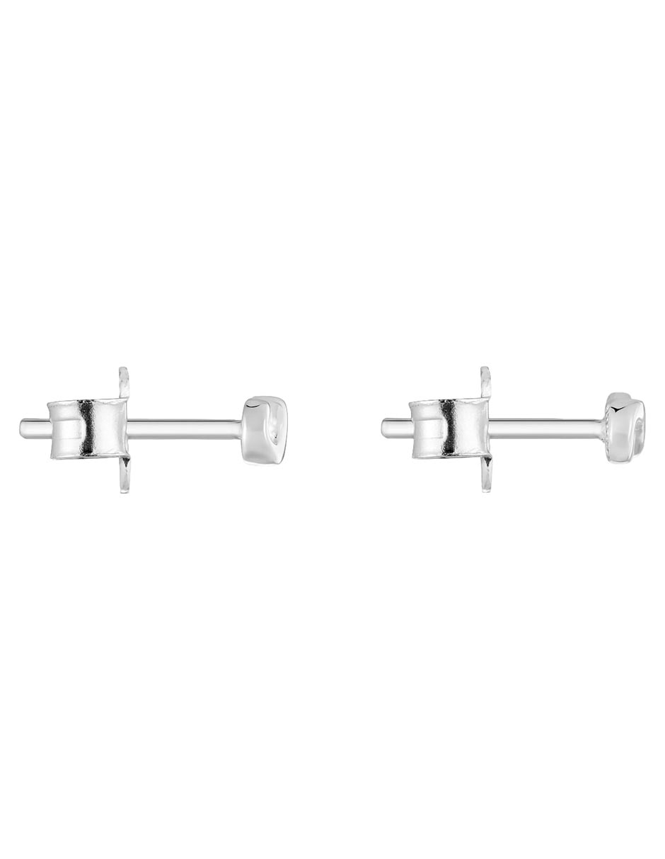 Aretes de infinito Motivos de plata P 925 con acabado brillante 2