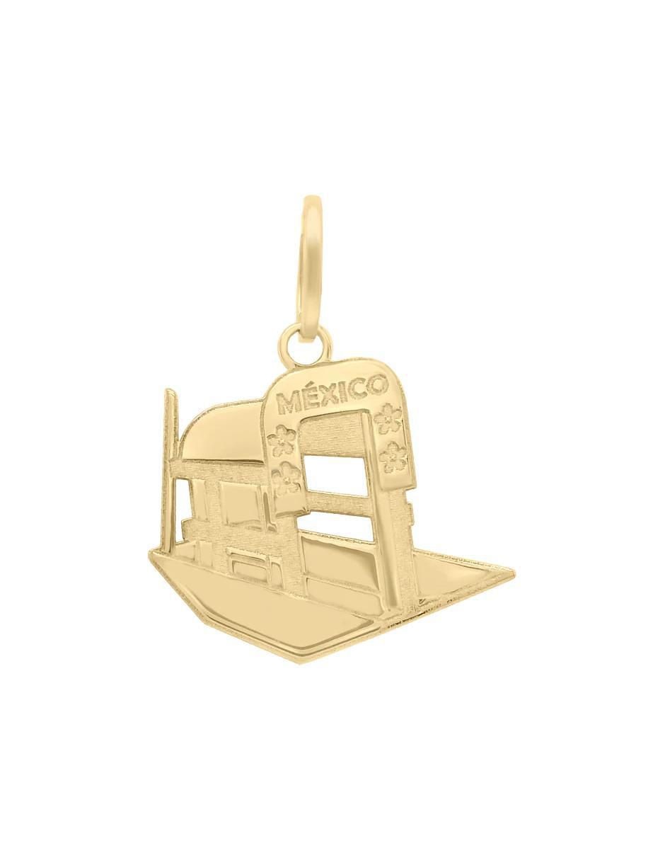 Dije de trajinera de oro 14 K Dije de trajinera de oro 14 K