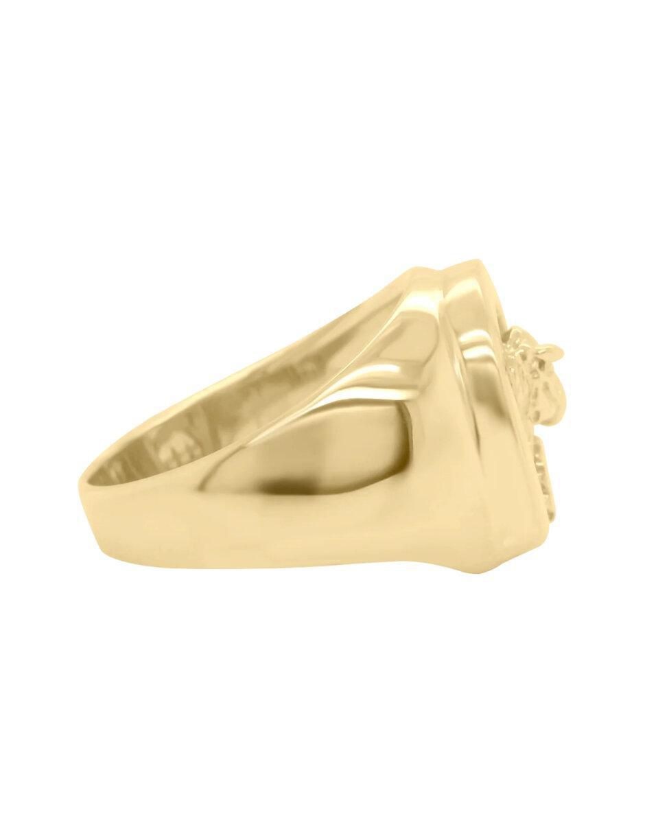 Anillo de caballo Kael 14 k de oro brillante 3