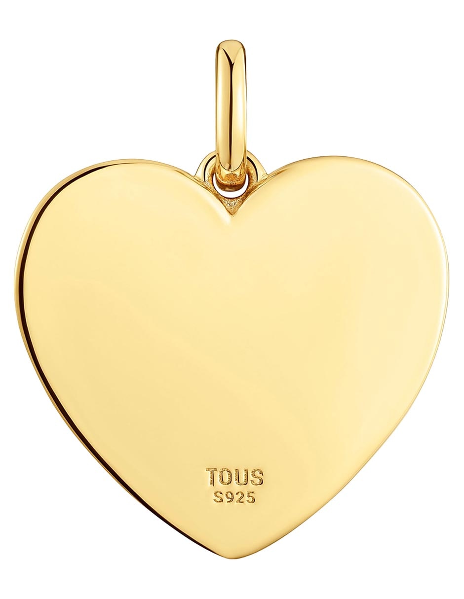 Dije de corazón sweet dolls de plata P 925 zafiro 4