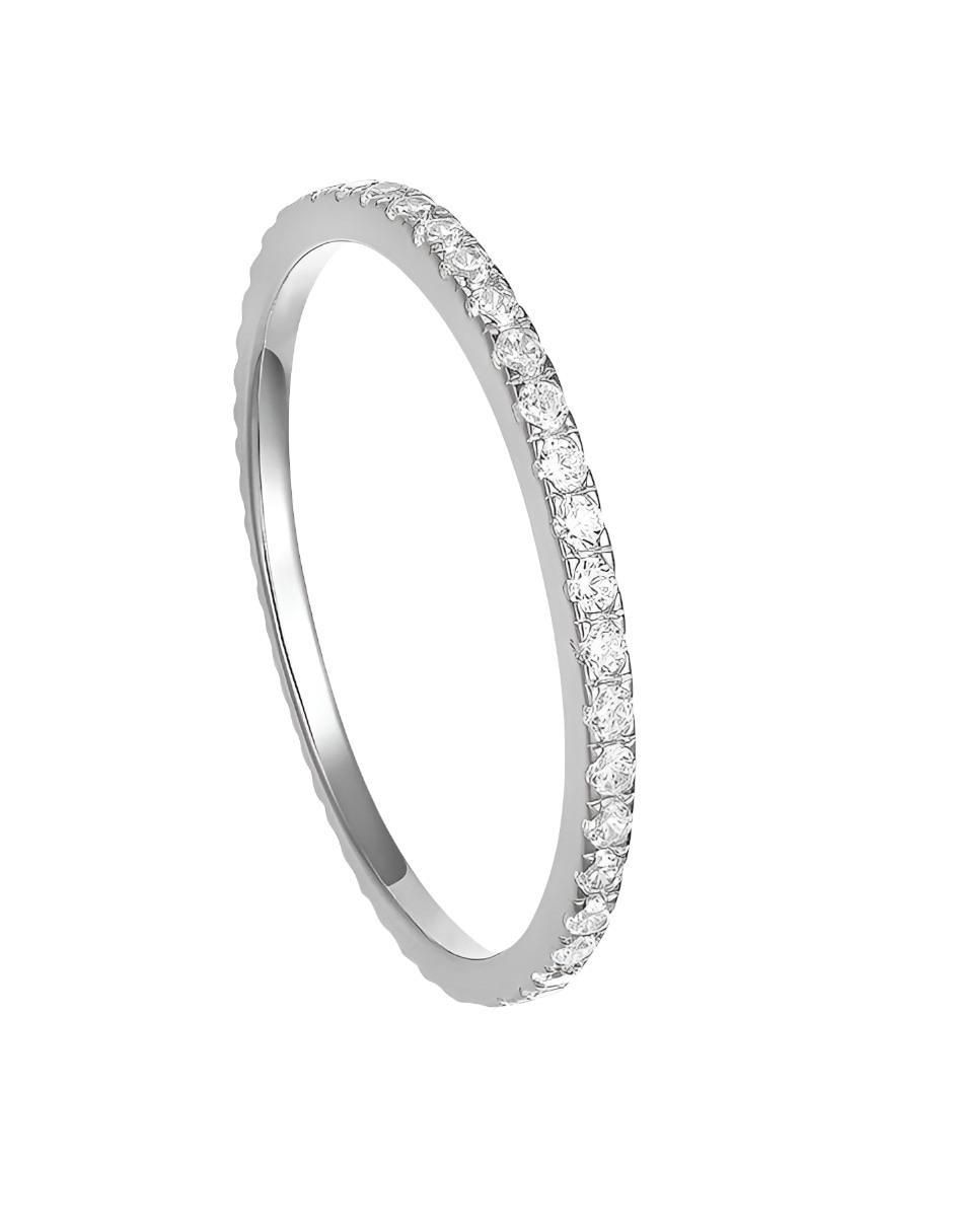 Anillo de compromiso de plata P 925 4