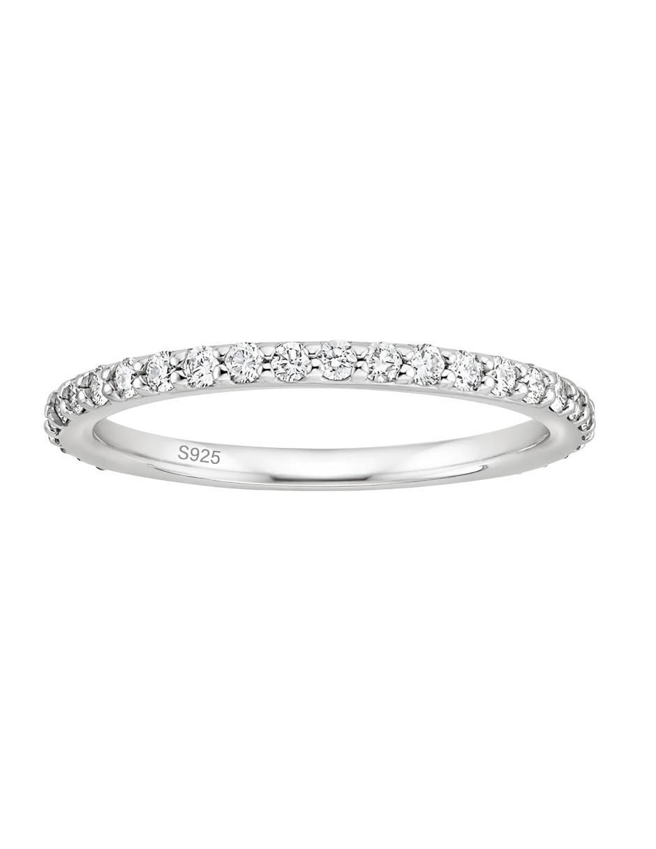 Anillo de compromiso de plata P 925 5