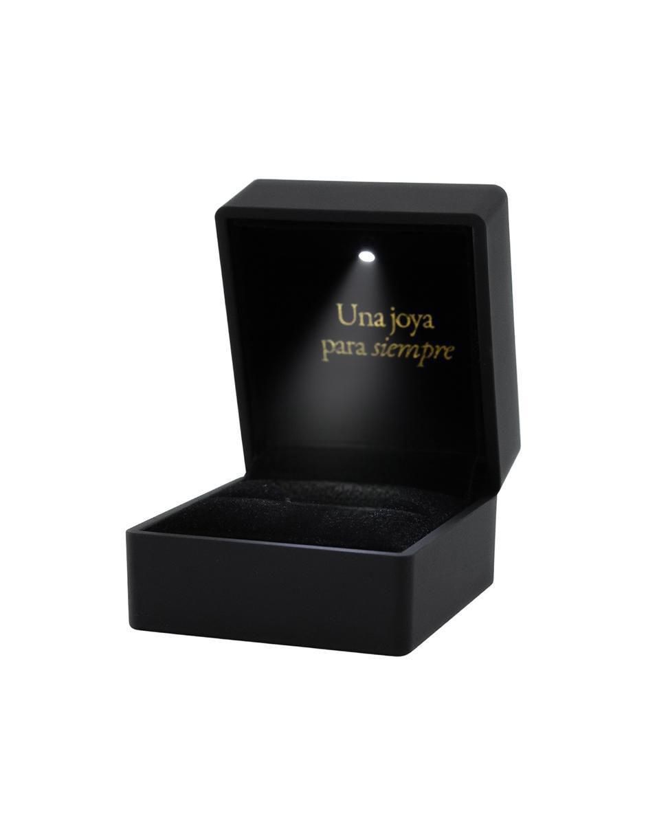 Anillo de compromiso "de" oro 10 k abba joyas sin familia zirconia