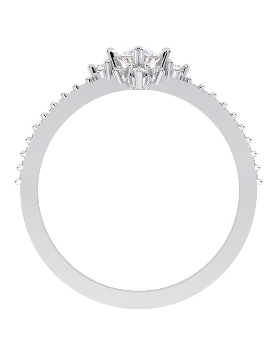 Anillo de compromiso de oro 10 k 3