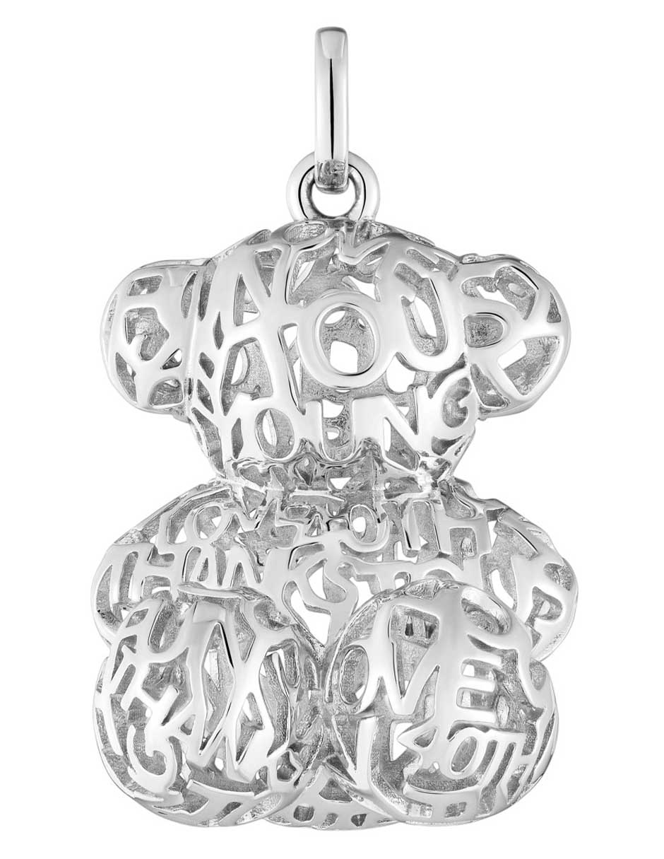Dije de oso bold bear de plata P 925