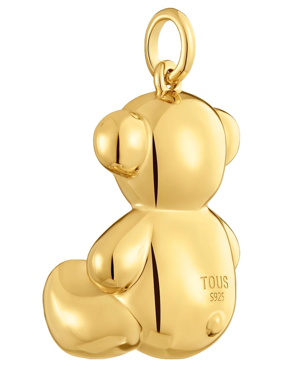 Dije de oso bold bear de plata P 925 rodolita 3