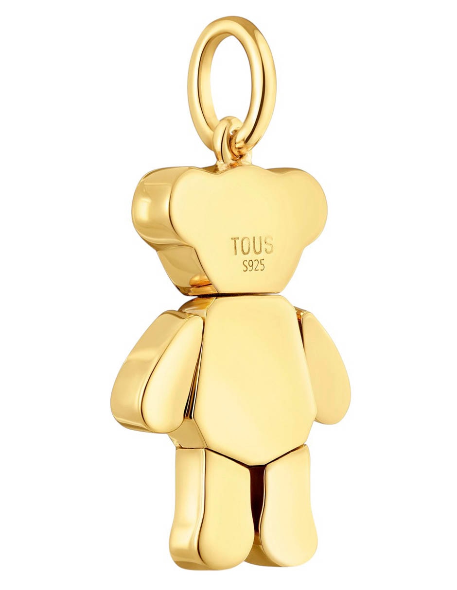 Dije de oso teddy bear de plata P 925 amatista 3
