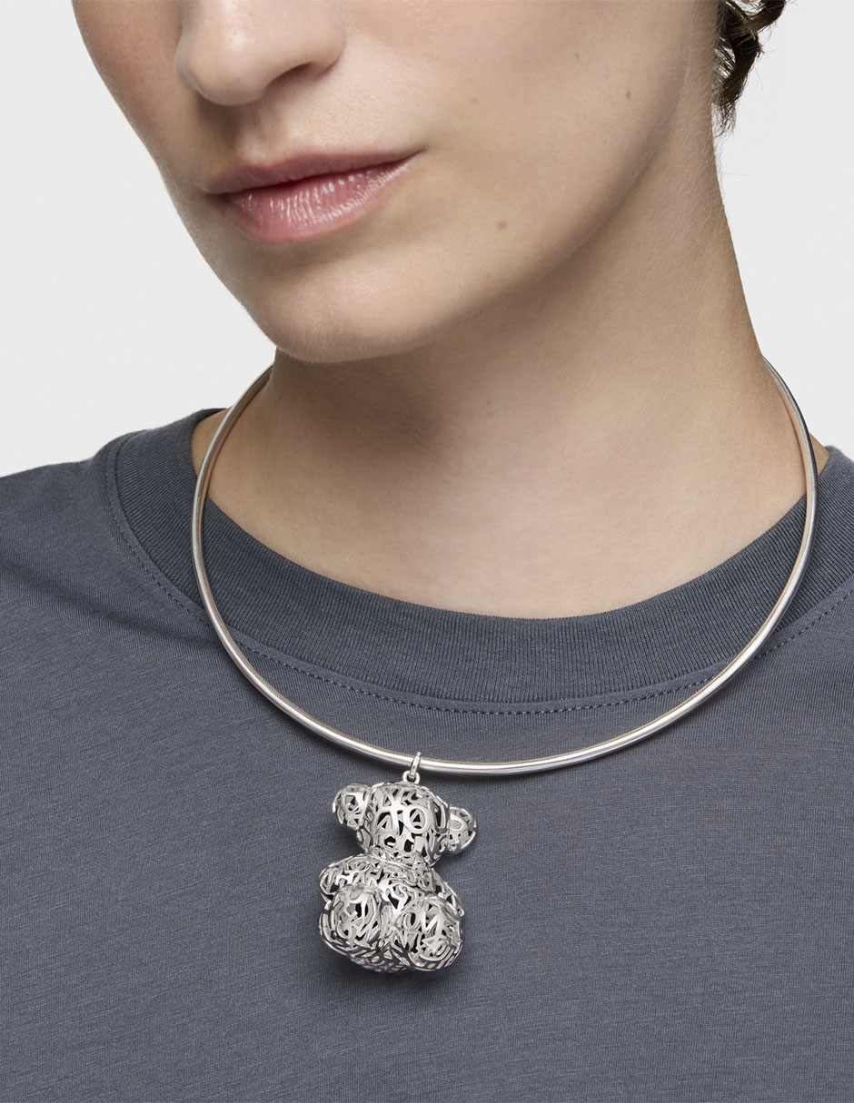 Dije de oso bold bear de plata P 925 4