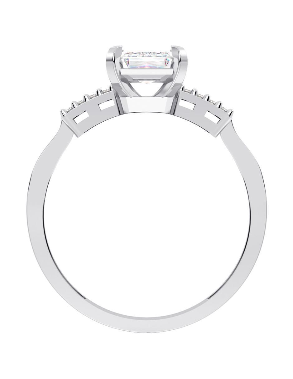 Anillo de compromiso de oro 10 k 2