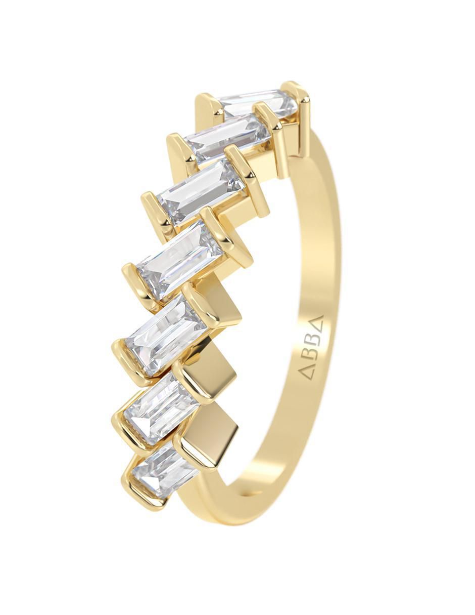 Churumbela "de" oro 14 k abba joyas sin familia zirconia