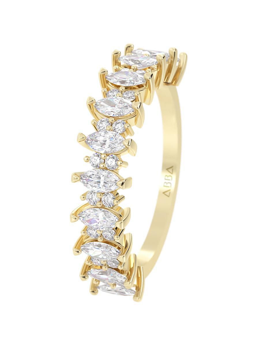 Churumbela "de" oro 14 k abba joyas sin familia zirconia