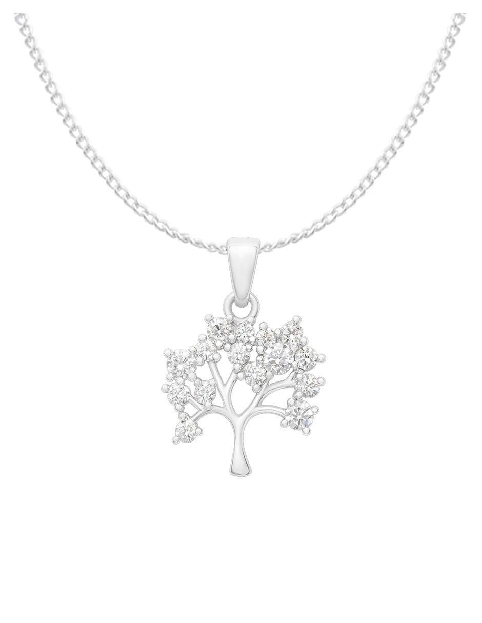 Collar con dije de árbol de plata P 925 2