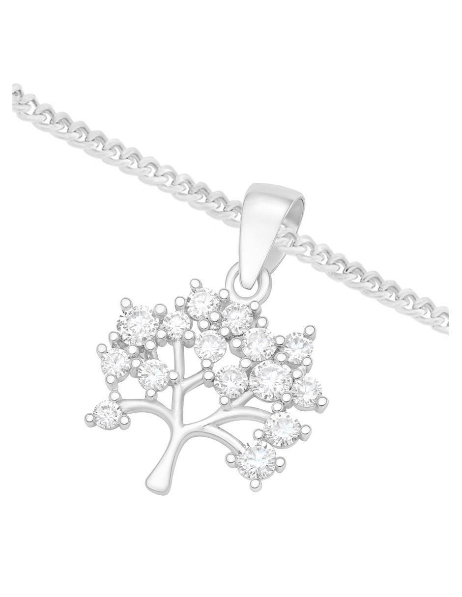 Collar con dije de árbol de plata P 925 4