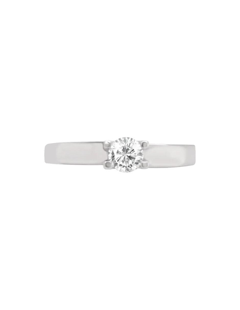 Anillo de compromiso de oro 14 k diamante Anillo de compromiso de oro 14 k diamante