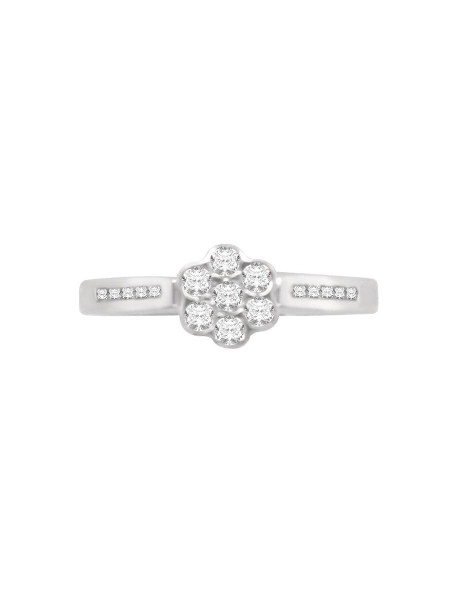 Anillo de compromiso de oro 14 k Corintio diamante Anillo de compromiso de oro 14 k Corintio diamante