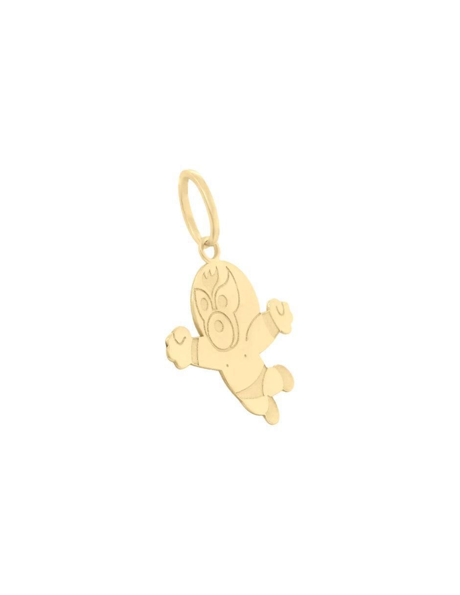 Dije de hombre luchador de oro 14 K 2