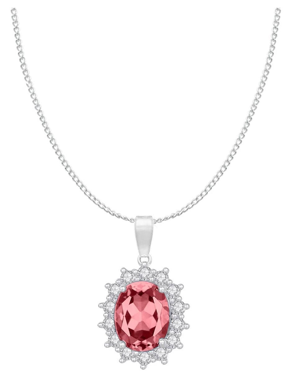 Collar con dije no aplica "de (si aplica)" ovalado clepsidra ninguna "de" plata p 925