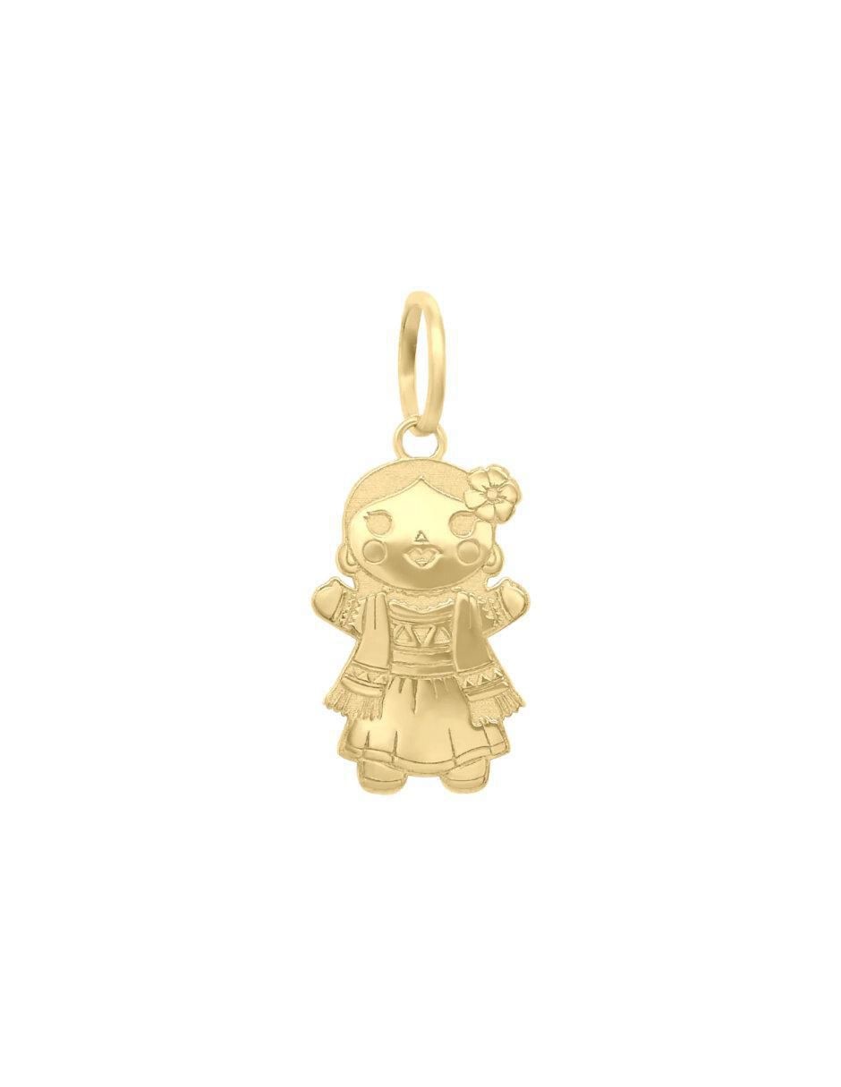 Dije de muñeco de oro 14 K