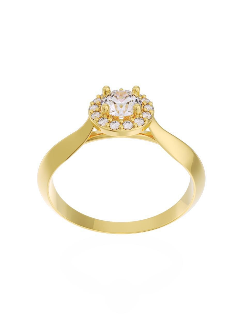 Anillo de compromiso "de" oro 14 k fonelli eternidad 2025 zirconia