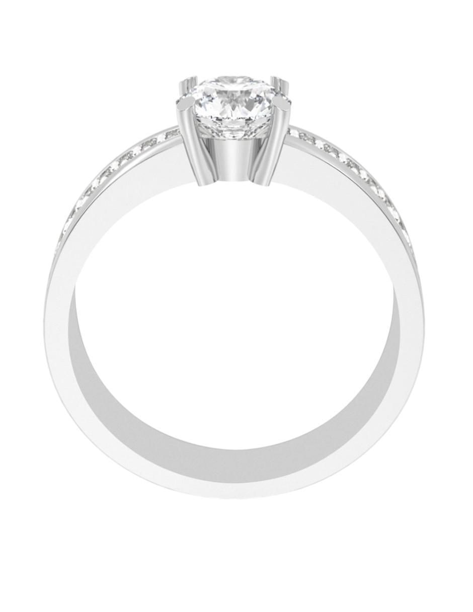 Anillo de compromiso de oro 10 k 2